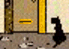 animated gif - mail slot and cat